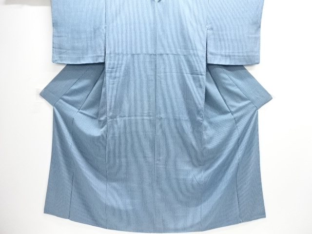 竹縞模様小紋着物